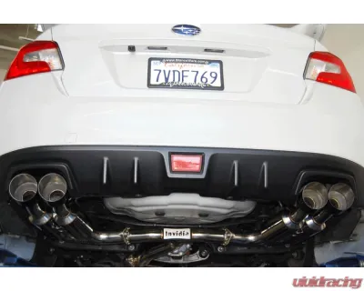 Invidia Gemini R400 Catback Exhaust w/ Black Tips Subaru WRX | STI 2011-2021 - HS15STIGM4SB