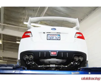 Invidia Gemini R400 Catback Exhaust w/ Black Tips Subaru WRX | STI 2011-2021 - HS15STIGM4SB