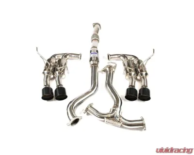 Invidia Gemini R400 Catback Exhaust w/ Black Tips Subaru WRX | STI 2011-2021 - HS15STIGM4SB