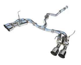 Invidia Gemini Catback Exhaust w/ Quad Stainless Steel Tips Subaru WRX | STI 2015-2021