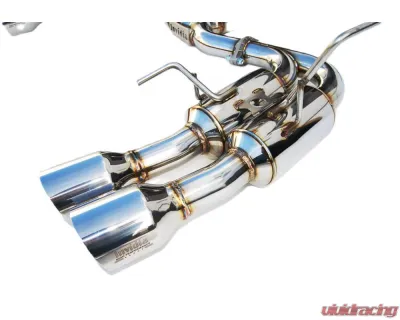 Invidia Gemini Catback Exhaust w/ Quad Stainless Steel Tips Subaru WRX | STI 2015-2021 - HS15STIGM4SS