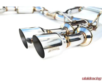 Invidia Gemini Catback Exhaust w/ Quad Stainless Steel Tips Subaru WRX | STI 2015-2021 - HS15STIGM4SS