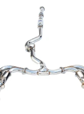 Invidia Gemini Catback Exhaust w/ Quad Titanium Tips Subaru WRX | STI 2015-2021                                     - HS15STIGM4ST - Image 6