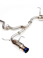 Invidia Dual N1 Catback Exhaust w/ Titanium Tips Subaru WRX | STI 2015-2021                                     - HS15STIGTT - Image 4