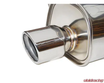 Invidia Q300 Catback Exhaust w/ Rolled Stainless Steel Tip Subaru WRX | STI 2015-2021 - HS15SW4G3S