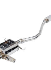 Invidia Q300 Catback Exhaust w/ Triple Titanium Tips Honda Civic 2017-2021                                     - HS17CHB7Q33ST - Image 6