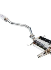 Invidia Q300 Catback Exhaust w/ Triple Titanium Tips Honda Civic 2017-2021                                     - HS17CHB7Q33ST - Image 3