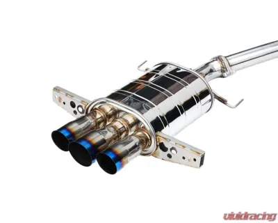 Invidia Q300 Catback Exhaust w/ Triple Titanium Tips Honda Civic 2017-2021 - HS17CHB7Q33ST