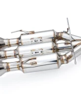 Invidia Gemini Catback Exhaust w/ Triple Titanium Tips Honda Civic Si 2017-2021                                     - HS17CS27GM3ST - Image 5