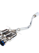 Invidia Gemini Catback Exhaust w/ Triple Titanium Tips Honda Civic Si 2017-2021                                     - HS17CS47GM3ST - Image 2