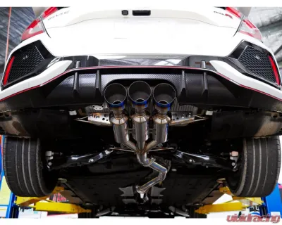 Invidia Gemini Catback Exhaust w/ Titanium Tips Honda Civic Type-R 2017-2021 - HS17CTRFGM3ST
