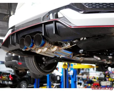 Invidia Gemini Catback Exhaust w/ Titanium Tips Honda Civic Type-R 2017-2021 - HS17CTRFGM3ST