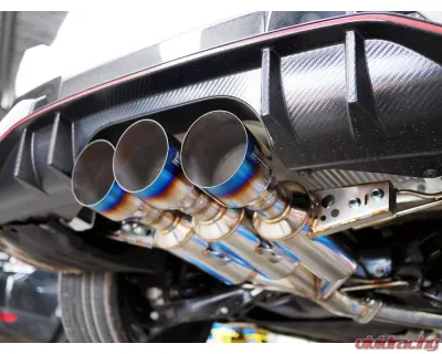 Invidia Gemini Catback Exhaust w/ Titanium Tips Honda Civic Type-R 2017-2021 - HS17CTRFGM3ST
