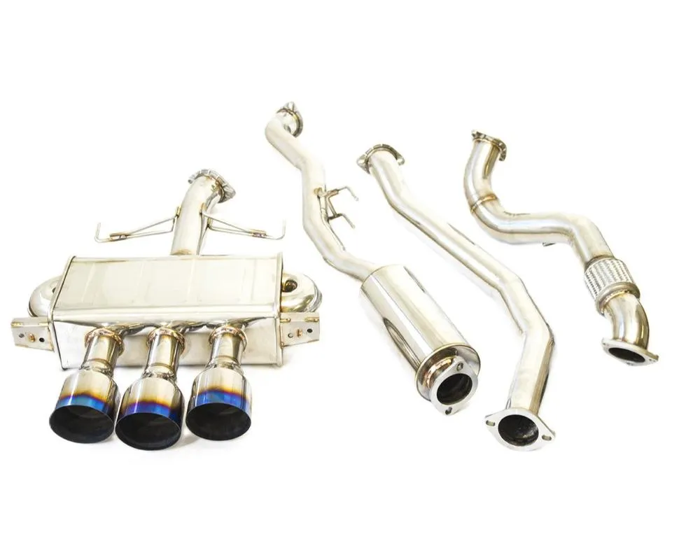 Invidia Q300 Catback Exhaust w/ Triple Titanium Tip - HS17CTRFQ33ST