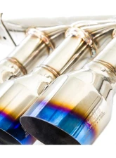Invidia Q300 Catback Exhaust w/ Triple Titanium Tip Honda Civic Type-R 2017-2021                                     - HS17CTRFQ33ST - Image 2