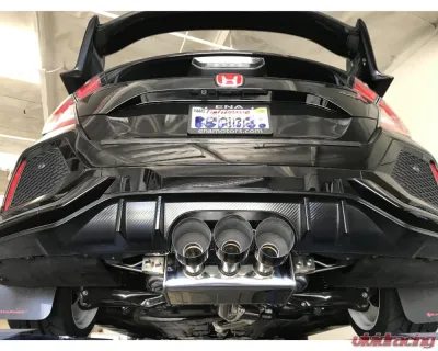 Invidia Q300 Catback Exhaust w/ Triple Titanium Tip Honda Civic Type-R 2017-2021 - HS17CTRFQ33ST