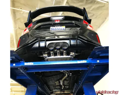 Invidia Q300 Catback Exhaust w/ Triple Titanium Tip Honda Civic Type-R 2017-2021 - HS17CTRFQ33ST