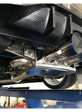 Invidia Q300 Catback Exhaust w/ Triple Titanium Tip Honda Civic Type-R 2017-2021                                     - HS17CTRFQ33ST - Image 9