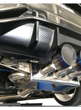 Invidia Q300 Catback Exhaust w/ Triple Titanium Tip Honda Civic Type-R 2017-2021                                     - HS17CTRFQ33ST - Image 10