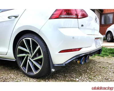 Invidia Q300 Catback Exhaust w/ Rolled Titanium Tips Volkswagen Golf-R MK7.5 2017-2021 - HS17GFR753V4RT