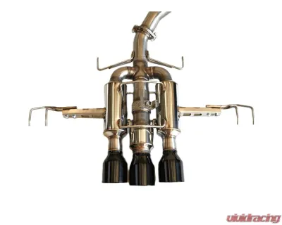 Invidia R400 Full Catback Exhaust w/ Black Tip Honda Civic Type-R 2022+ - HS22CTRFGM3SBL