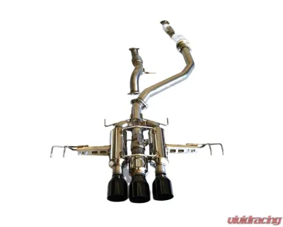 Invidia R400 Full Catback Exhaust w/ Black Tip Honda Civic Type-R 2022+ - HS22CTRFGM3SBL