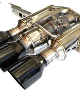 Invidia R400 Full Catback Exhaust w/ Black Tip Honda Civic Type-R 2022+                                     - HS22CTRFGM3SBL - Image 4