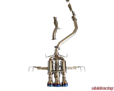 Invidia R400 Full Catback Exhaust w/ Titanium Tip Honda Civic Type-R 2022+ - HS22CTRFGM3STL