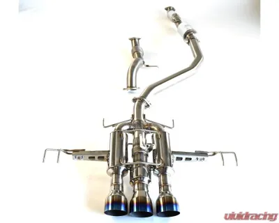 Invidia R400 Full Catback Exhaust w/ Titanium Tip Honda Civic Type-R 2022+ - HS22CTRFGM3STL