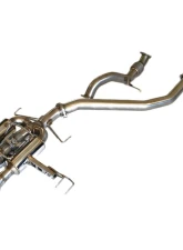 Invidia R400 Full Catback Exhaust w/ Titanium Tip Honda Civic Type-R 2022+                                     - HS22CTRFGM3STL - Image 3