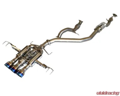 Invidia R400 Full Catback Exhaust w/ Titanium Tip Honda Civic Type-R 2022+ - HS22CTRFGM3STL