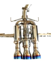Invidia R400 Full Catback Exhaust w/ Titanium Tip Honda Civic Type-R 2022+                                     - HS22CTRFGM3STL - Image 4