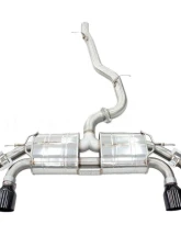 Invidia R400 Catback Exhaust w/ Black Tips Volkswagen Golf-R MK8 2022+                                     - HS22GFR8GV4SB - Image 4