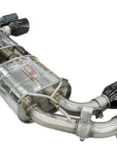 Invidia R400 Catback Exhaust w/ Black Tips Volkswagen Golf-R MK8 2022+                                     - HS22GFR8GV4SB - Image 4