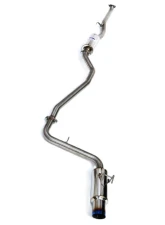 Invidia N1 Catback Exhaust w/ Single Titanium Tip Honda Civic 2022+                                     - HS22HC6GT1STL - Image 2