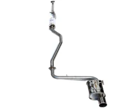 Invidia Q300 Catback Exhaust w/ Single Stainless Steel Tip Honda Civic 2022+