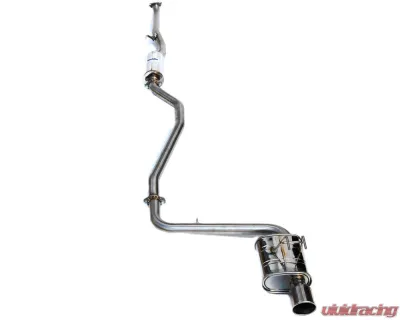 Invidia Q300 Catback Exhaust w/ Single Stainless Steel Tip Honda Civic 2022+ - HS22HC6Q31RSL