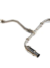 Invidia N1 Non-Polished Catback Exhaust w/ Stainless Steel Tip Honda Civic Si 2022+                                     - HS22HS4GD1SSL - Image 4