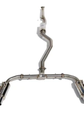 Invidia N1 Non-Polished Catback Exhaust w/ Stainless Steel Tip Honda Civic Si 2022+                                     - HS22HS4GD1SSL - Image 2
