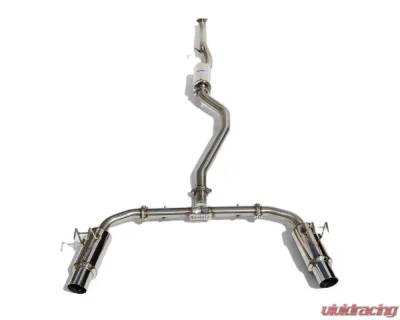 Invidia N1 Non-Polished Catback Exhaust w/ Stainless Steel Tip Honda Civic Si 2022+ - HS22HS4GD1SSL