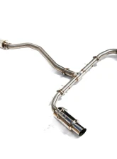 Invidia N1 Non-Polished Catback Exhaust w/ Stainless Steel Tip Honda Civic Si 2022+                                     - HS22HS4GD1SSL - Image 3