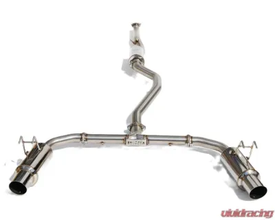 Invidia N1 Non-Polished Catback Exhaust w/ Stainless Steel Tip Honda Civic Si 2022+ - HS22HS4GD1SSL