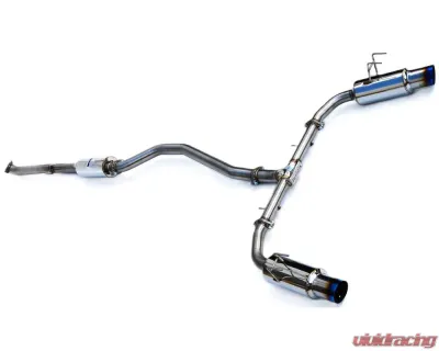 Invidia N1 Non-Polished Catback Exhaust w/ Titanium Burnt Tip Honda Civic Si 2022+ - HS22HS4GD1STL