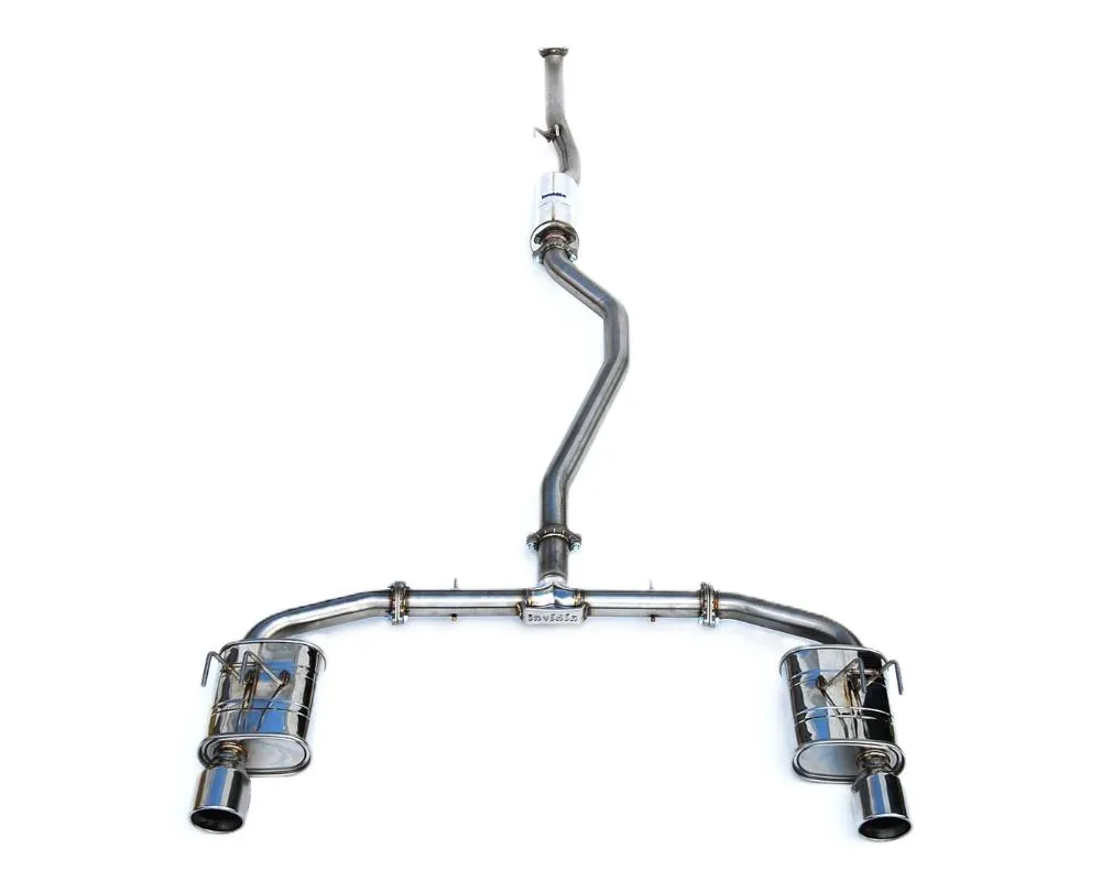 Invidia Q300 Non-Polished Catback Exhaust w/ Stainless Steel Tip - HS22HS4QD1RSL