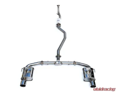 Invidia Q300 Non-Polished Catback Exhaust w/ Stainless Steel Tip Honda Civic Si 2022+ - HS22HS4QD1RSL