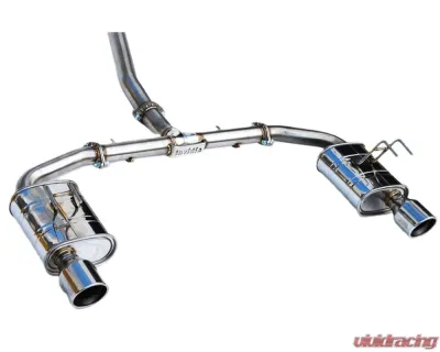 Invidia Q300 Non-Polished Catback Exhaust w/ Stainless Steel Tip Honda Civic Si 2022+ - HS22HS4QD1RSL