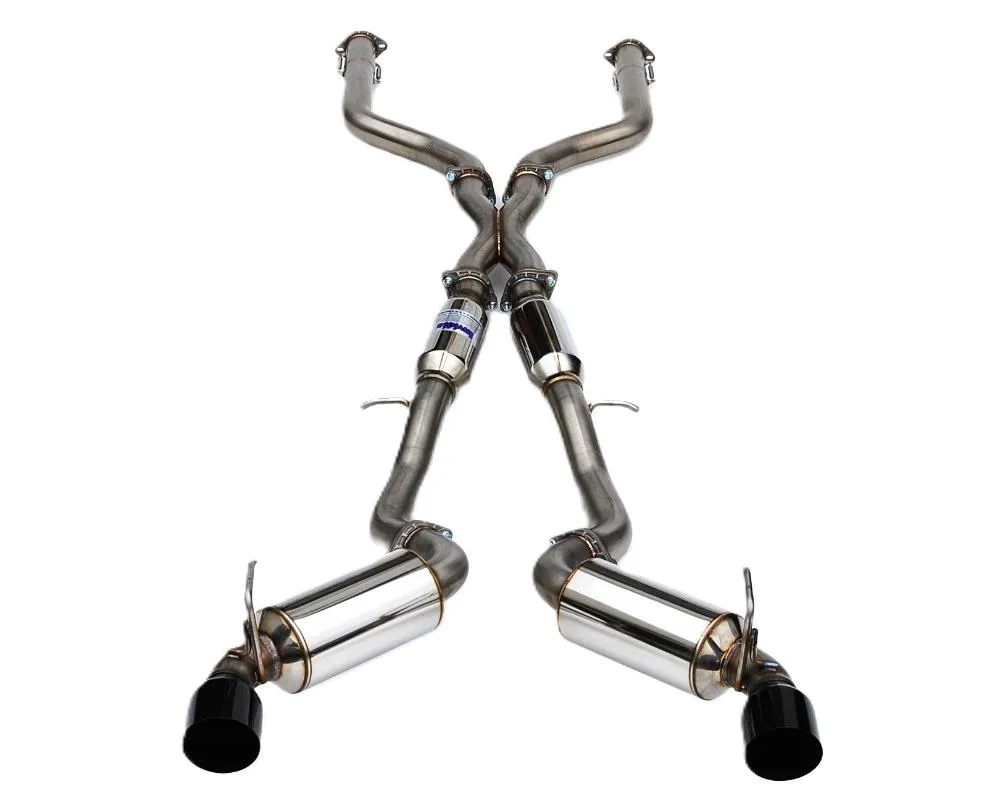 Gato！ Invidia Dual N1 Catback Exhaust w/ Black Tips Nissan Z 2022+