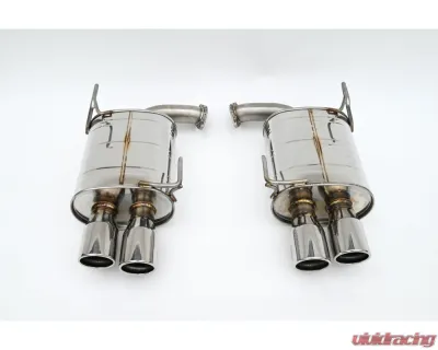 Invidia 3.5" Q300 Axleback Exhaust w/ Rolled Dual Wall Stainless Steel Tips Subaru WRX 2022+ - HS22SW4AQ4RSL