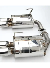 Invidia 3.5" Q300 Axleback Exhaust w/ Rolled Dual Wall Stainless Steel Tips Subaru WRX 2022+                                     - HS22SW4AQ4RSL - Image 2
