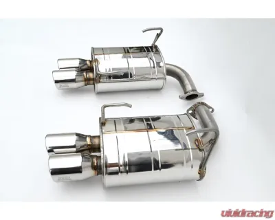 Invidia 3.5" Q300 Axleback Exhaust w/ Rolled Dual Wall Stainless Steel Tips Subaru WRX 2022+ - HS22SW4AQ4RSL